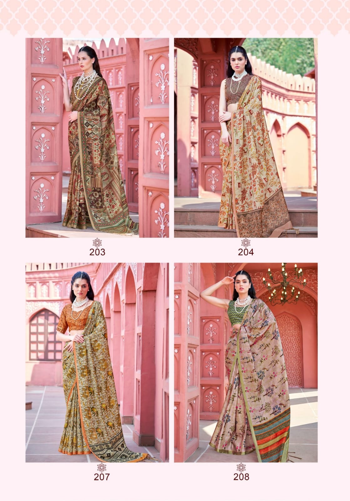 Gruham Vol 2 By Apple Pure Banarasi Zari Silk Printed Sarees Wholesale Shop In Surat